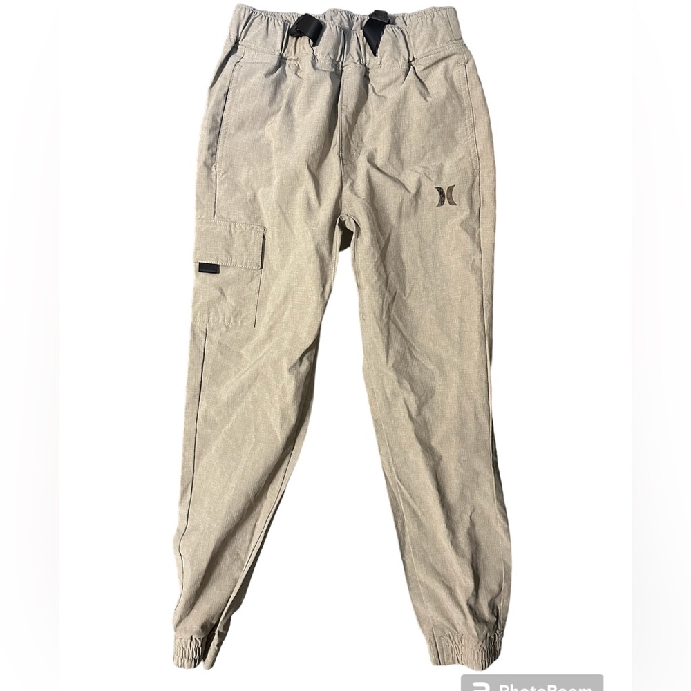 Boys Hurley khaki joggers size S